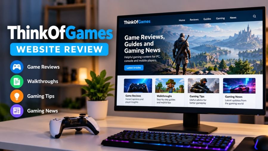 Reviews ThinkOfGames Com: Is This Gaming Website Worth Your Time? Reviews ThinkOfGames Com gaming website overview